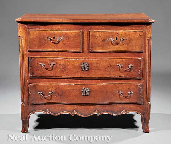 A Louis XV Carved Fruitwood Commode 1425f2