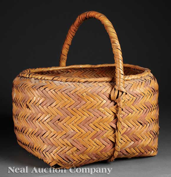 A Choctaw Rivercane Market Basket 142601