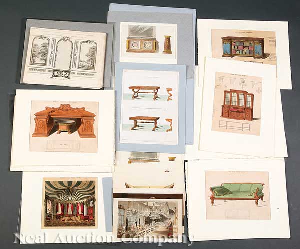 A Group of 40 Antique Prints of 14268c