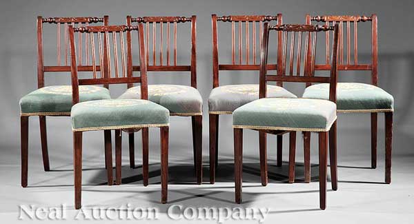 A Set of Eight Antique Sheraton Style 142686