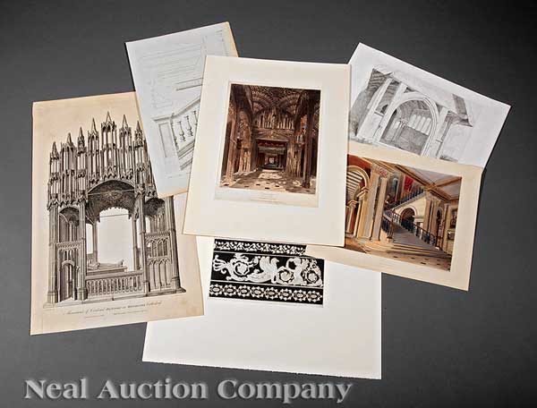 A Group of 40 Antique Prints including