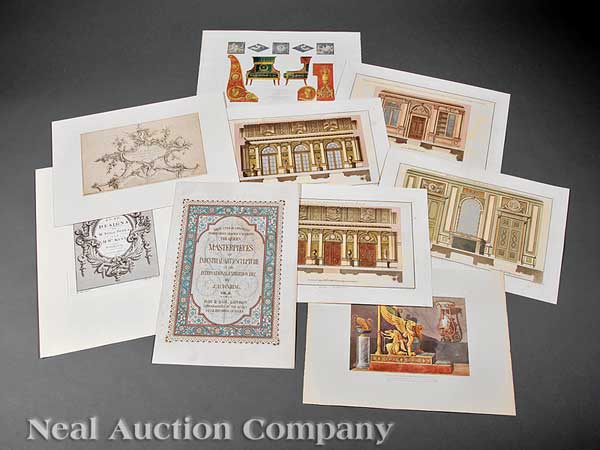 A Group of 130 Antique Prints including