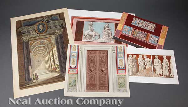 A Group of 45 Antique Prints of various