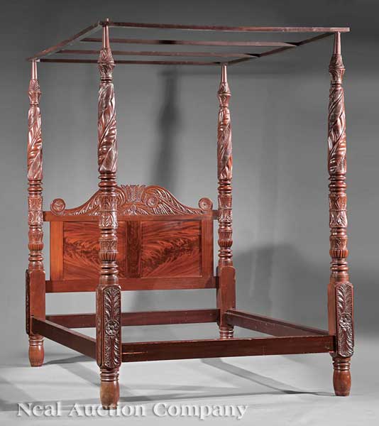 An American Classical Carved Mahogany 14269e