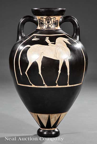 A Classical-Style Plaster Amphora