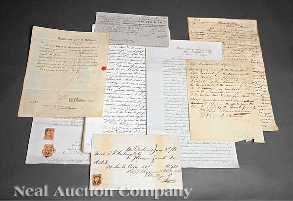  Louisiana History 19th c documents 1426fa