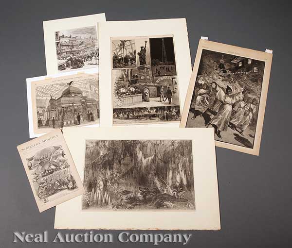 [Antique Southern Prints] a group of