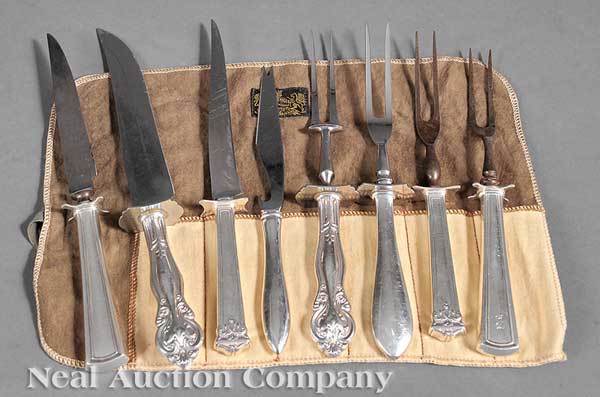A Group of Vintage Silver Handled 1426f3