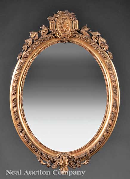 An Antique Louis XVI-Style Giltwood