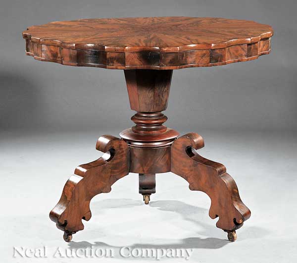 An American Carved Mahogany Center