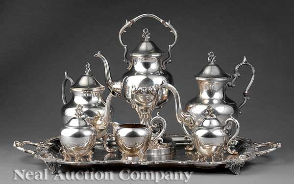 An American Silverplate Coffee and Tea