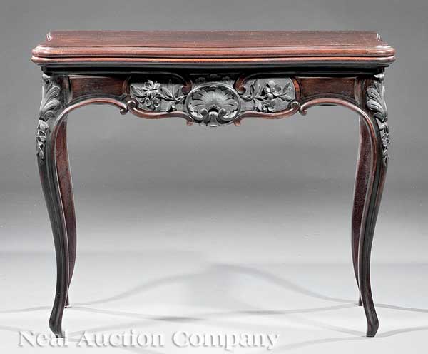 An American Rococo Carved Rosewood 142758