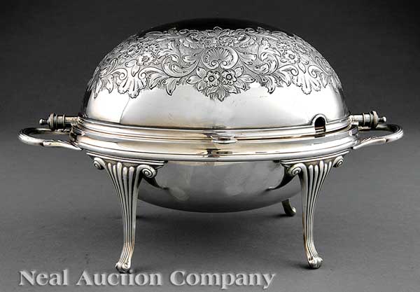 An English Silverplate Revolving