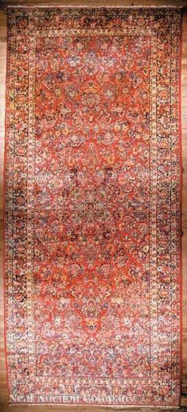A Large Semi Antique Persian Carpet 1427bf