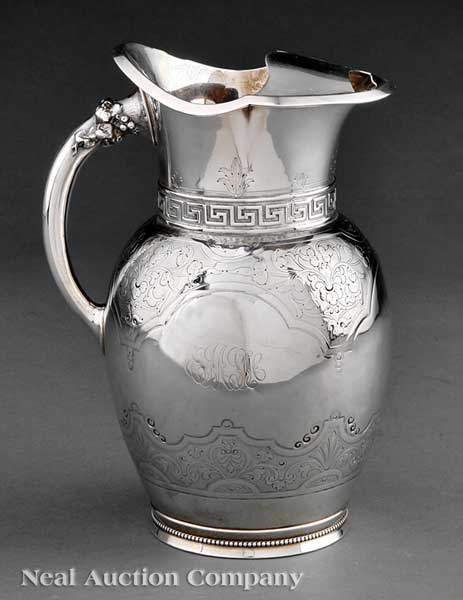 An Antique Gorham Silverplate Water