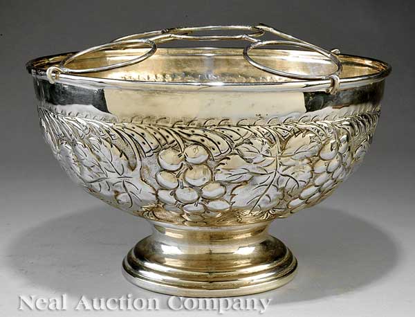 A Mexican Silverplate Punch Bowl 20th
