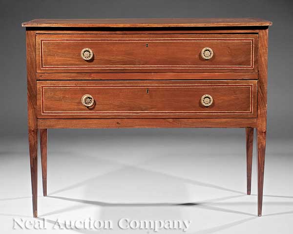 A Neoclassical Style Mahogany Inlaid 142808