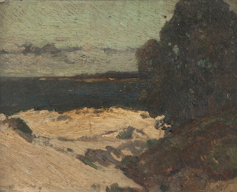 View of the ocean with foreground