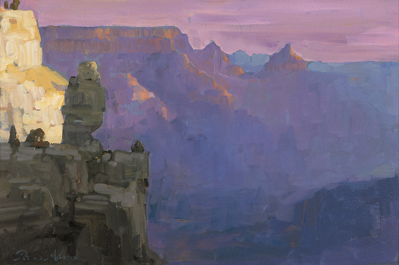 ''Silhouettes at Dawn Grand Canyon''