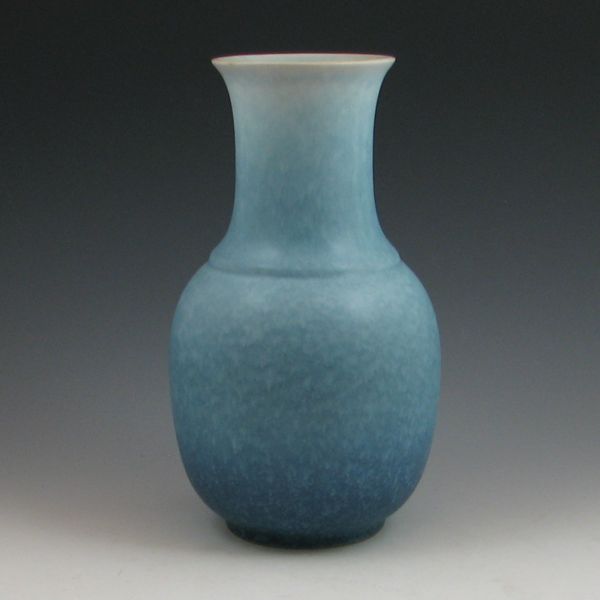 Roseville Rozane Pattern vase in blue.