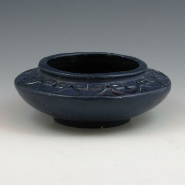 Arts & Crafts bowl with carved design