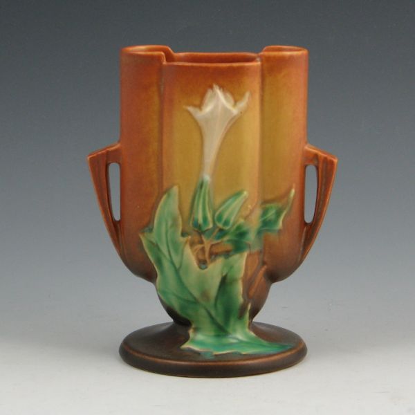 Roseville Thornapple handled vase 142dab