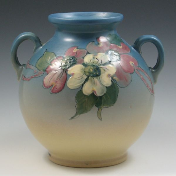 Weller Hudson Handled Vase marked 142e84