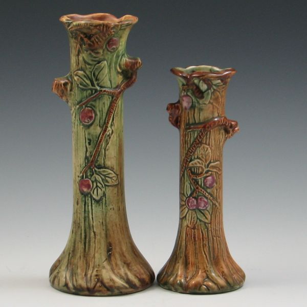 Two (2) Weller Woodcraft Vases