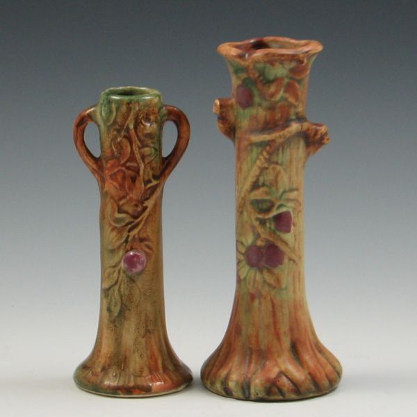 Two (2) Weller Woodcraft Vases