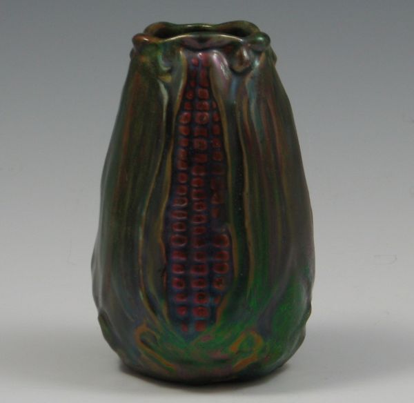 Weller Sicard Corn Vase signed 142e99