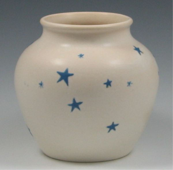 Weller Stellar Vase marked (hand incised)