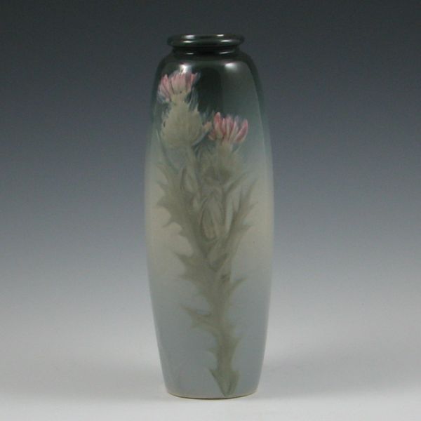 Weller Etna Thistle Vase marked