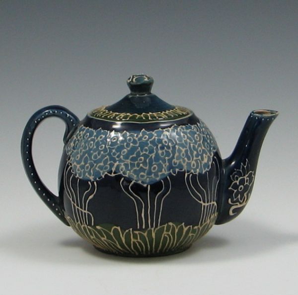 Avon Decorated Teapot marked (hand