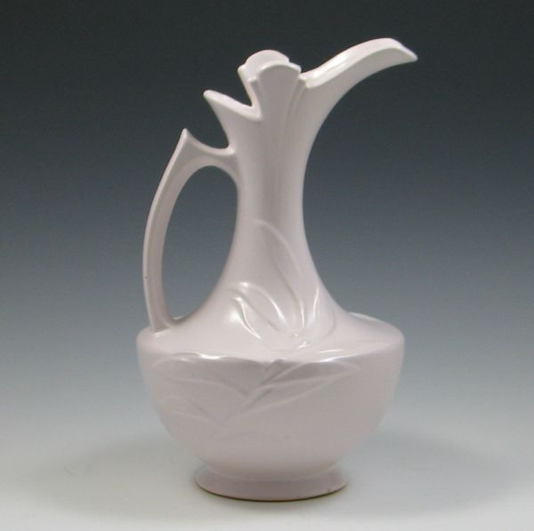 Roseville Ivory Ewer marked Roseville 142f29