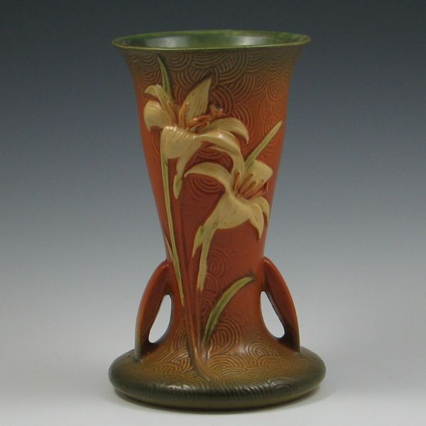 Roseville Zephyr Lily Vase marked 142f40