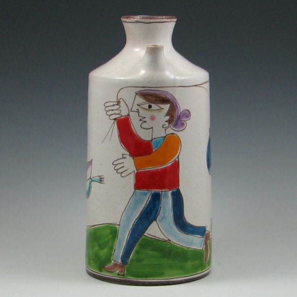 Desimone Pottery Handled Jug Vase