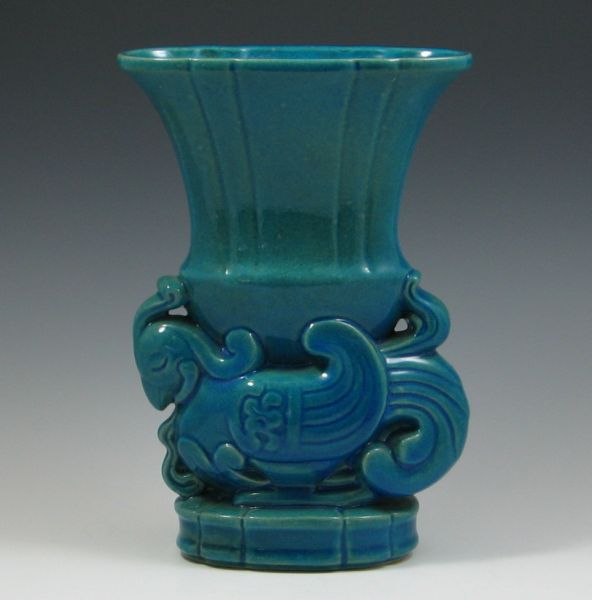 Cowan Chinese Bird Vase marked 142fd5