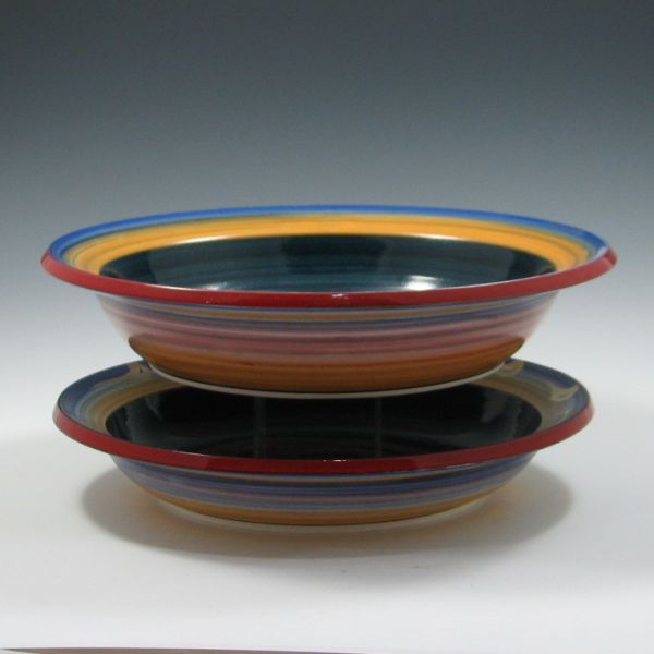 Two (2) Hunt Prothro Porcelain