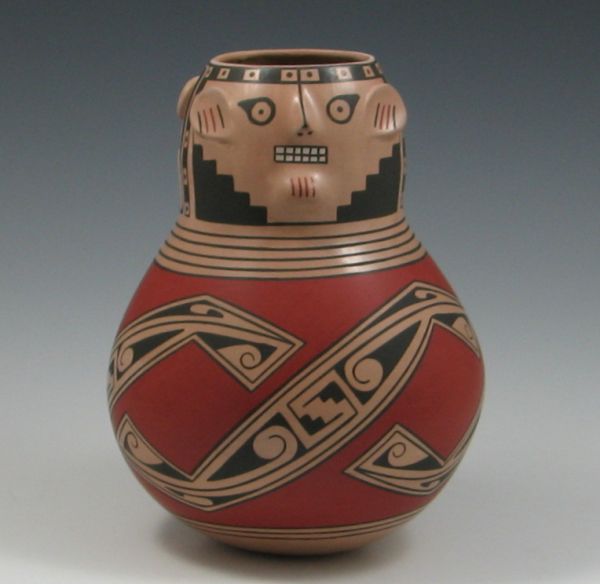 Mata Ortiz Man Effigy Vase by Jose