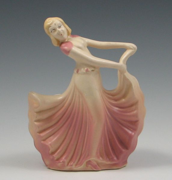 Hull Dancing Lady Planter marked (die