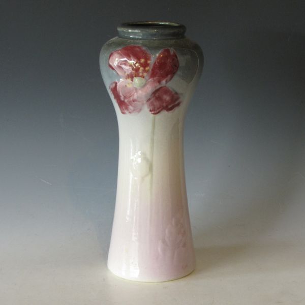 Weller Etna vase with floral motif.