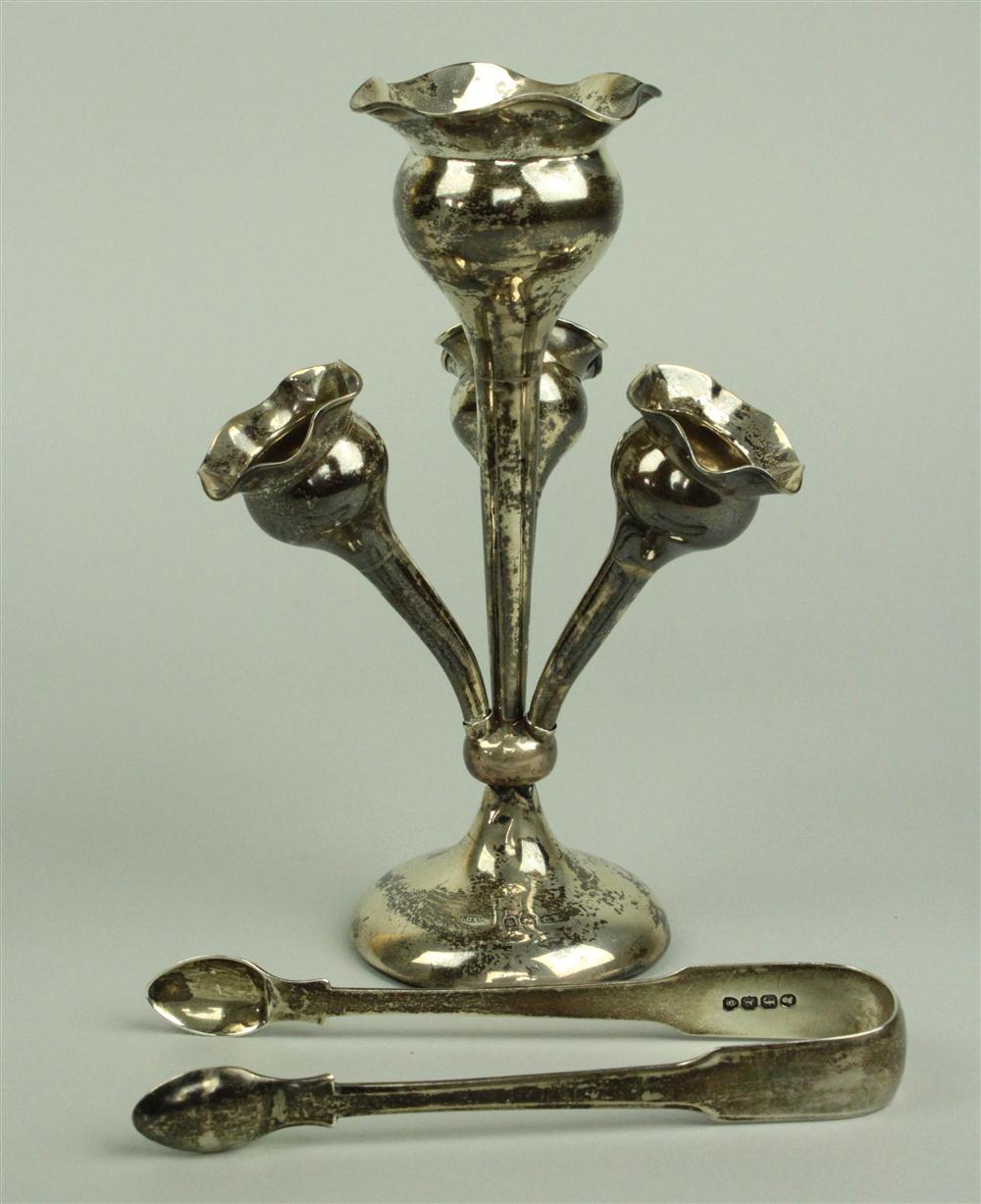 PAIR OF WILLIAM IV SILVER SUGAR 145b92