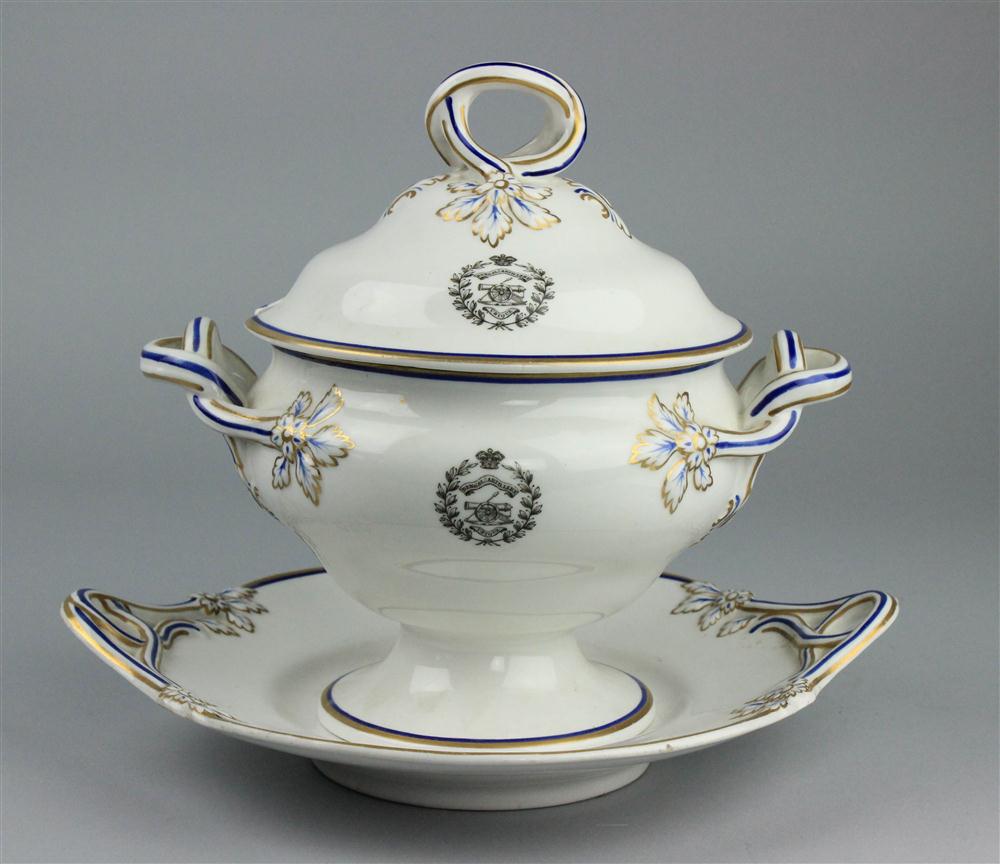 ENGLISH PORCELAIN ''BENGAL ARTILLERY''