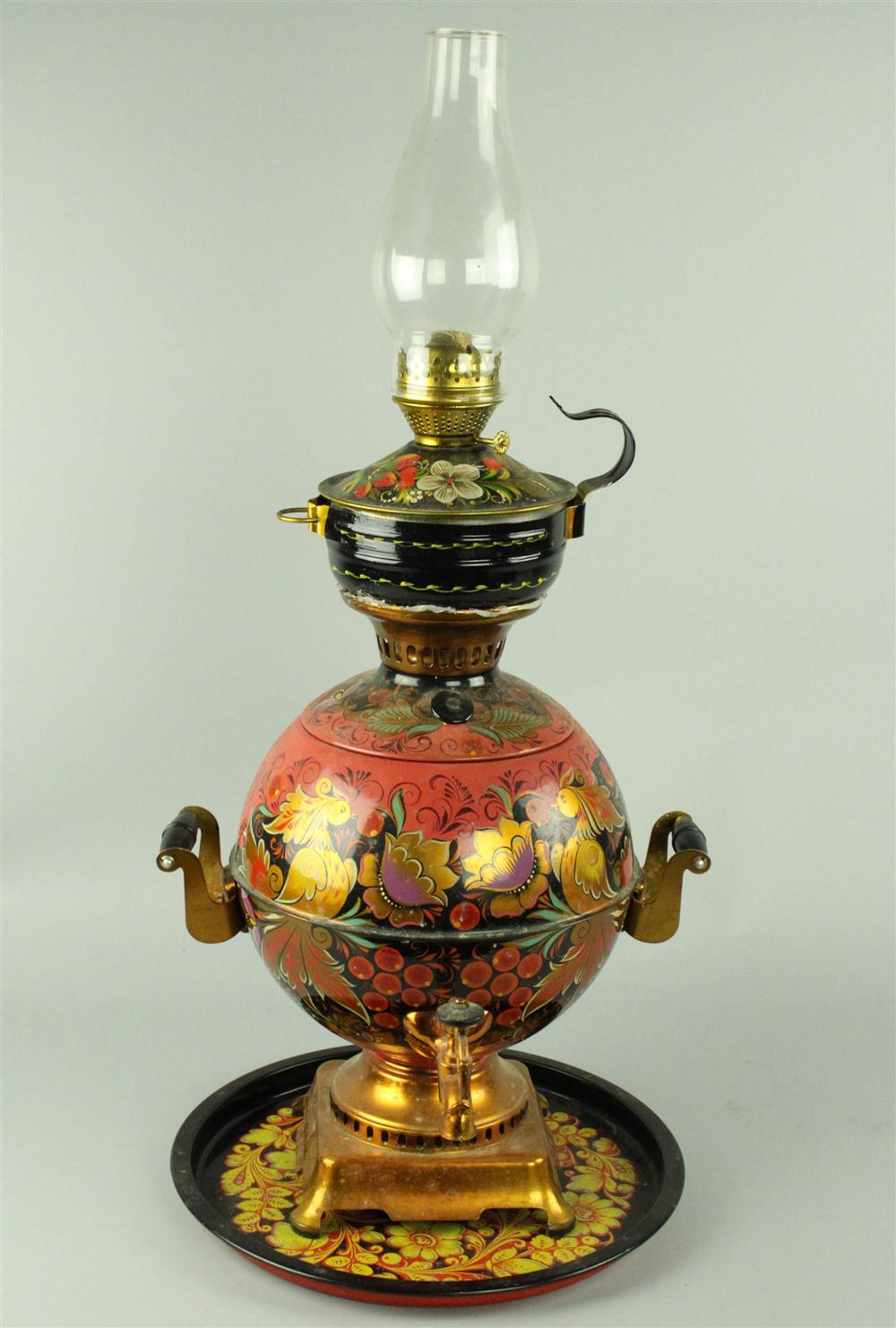 CONTINENTAL BLACK GROUND SAMOVAR 145c23