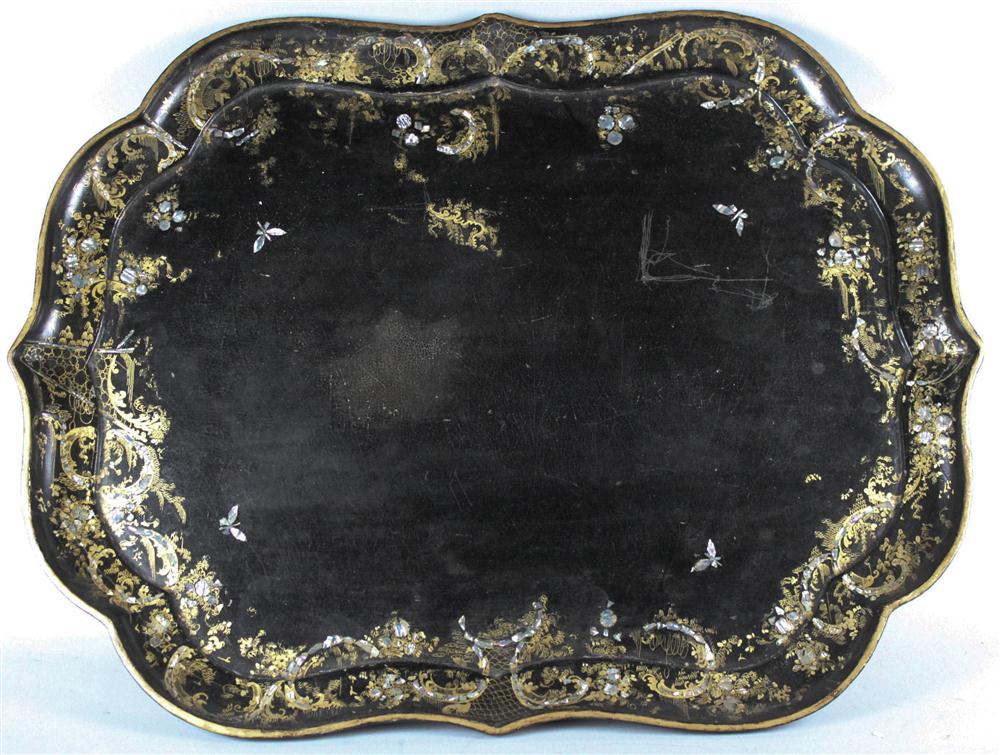 VICTORIAN MOTHER-OF-PEARL-INLAID