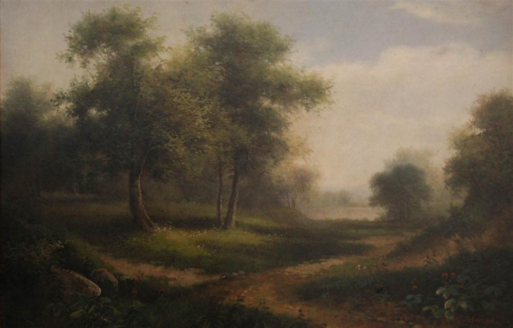 K. ADAMS PATH THROUGH LANDSCAPE