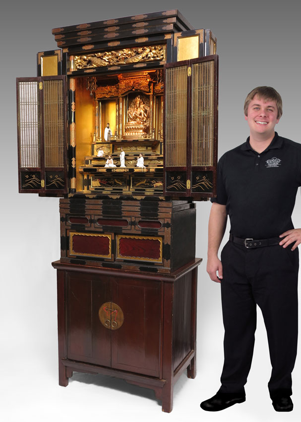 ORIENTAL ALTAR CABINET SHRINE  145c76