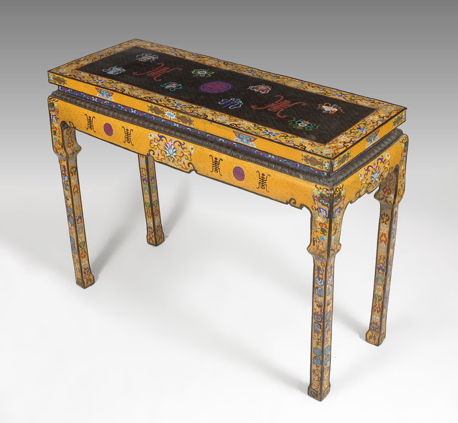 CHINESE CLOISONNE ALTAR TABLE  145c78