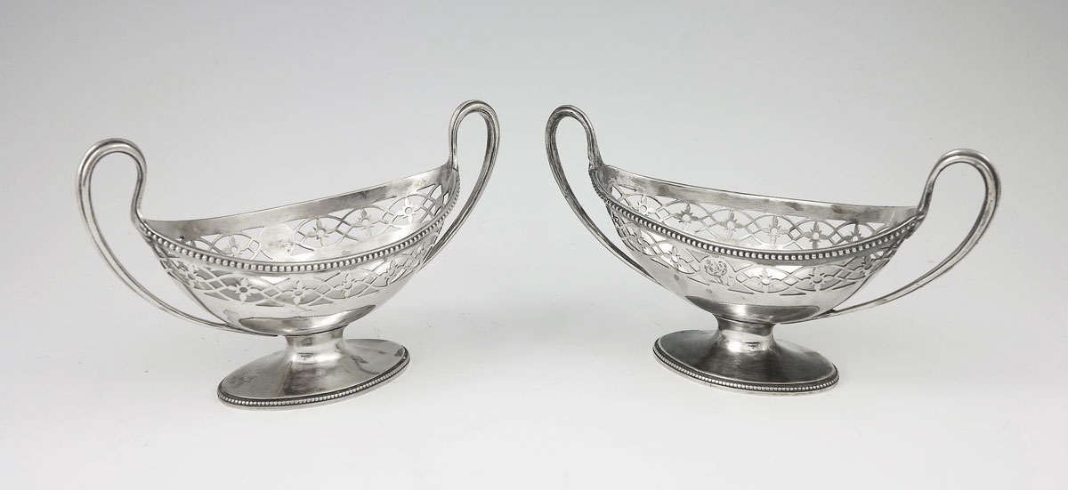 PAIR GEORGIAN ENGLISH STERLING