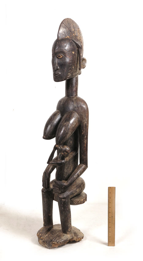 LARGE CARVED AFRICAN BAMBARA MATERNITY 145e00